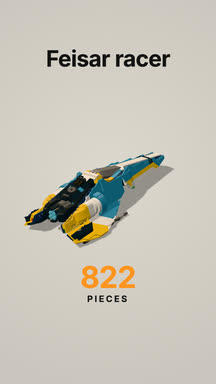 Build Timelapse: The model builds itself in photoreal, with a part counter ticking up.